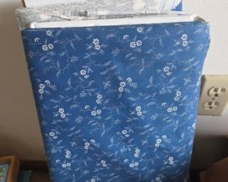 Blue Floral Cotton Fabric - Blueprint Collection by Camille Roskelley for Moda