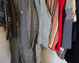 Vintage Big Mac Herringbone Denim Work Overalls