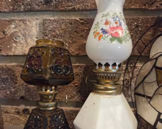 Victorian Style Oil Lamps