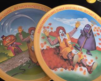 McDonaldland Characters Seasonal Melamine Plates (Set of 2)