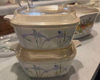 CorningWare "Shadow Iris" Casserole Dish