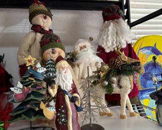 Christmas decor with boxes