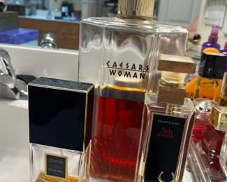 Lots of perfume