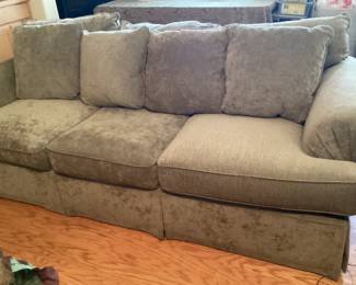 Great condition sage green couch