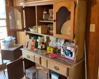 Dining Room Wood Hutch