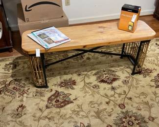 Wood Top Coffee Table