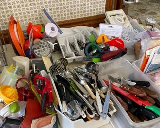 Lots of Kitchen Utensils