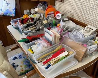 Lots of Kitchen Utensils