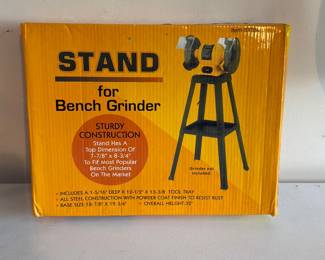 Bench Grinder Stand still in the box