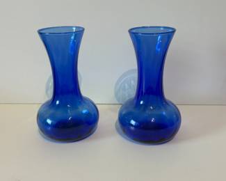 Cobalt Blue Vases