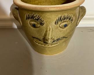 Pottery Face Planter
