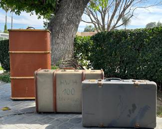 Vintage 1960s hardcase luggage