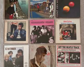 Frank will be joining us this weekend to help with the sales of music and audio equipment. In addition,  he will bring some of his own vinyl from 55 years of collecting and his vintage hi fi system to have great music playing during our sale.  Ruling Stones, US, Beatles, Bob Dylan 