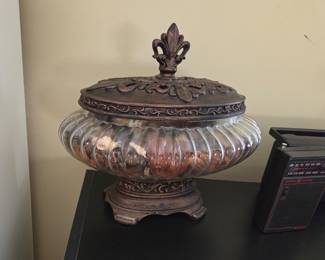 29 Decorative metal urn