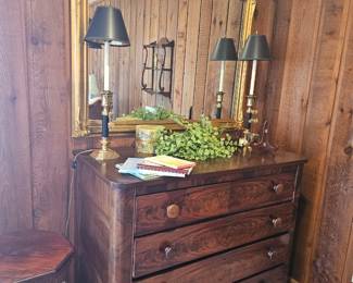 Chest with large mirror