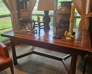 Great farmhouse table, would also be a fantastic desk