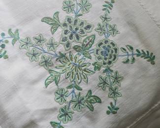 Stitched table cloth