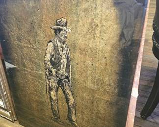 large "Pint on Glass" cowboy