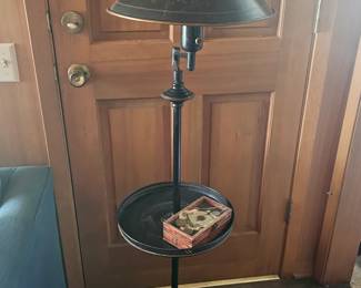 metal reading lamp