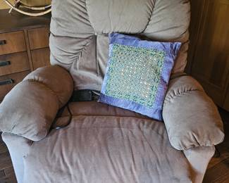 upholstered recliner