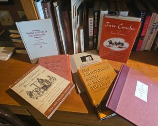 view into selection of books