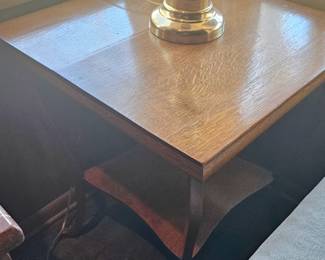 antique oak side table 