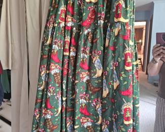vintage Maxi Western skirt