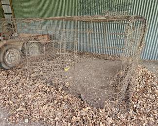 large cage, maybe chikcen coop