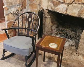 Keeping warm by the fire