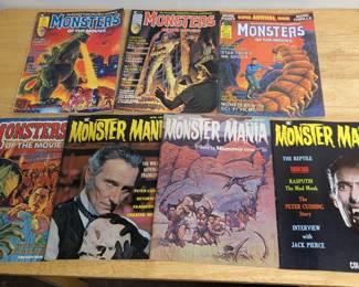 Vintage Monster Mania Magazines