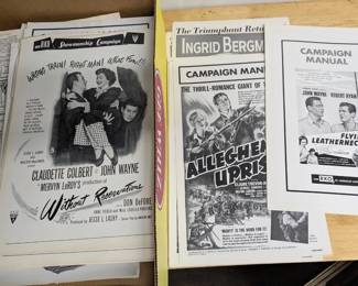 Huge lot of Vintage Movie Pressbooks