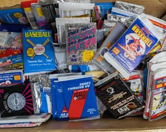 Lots of sealed wax packs