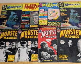 Vintage Monster Madness Magazines