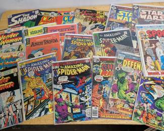 Mixed Vintage Comic Books