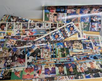 HUGE lot of error printing baseball cards - most uncut