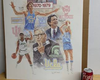 Signed Bill Walton Print