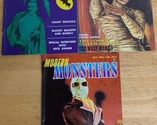Modern Monsters 1960s Magazines