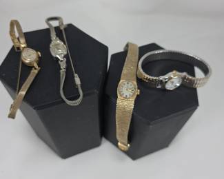 Four Ladies Watches Anne Klein, Bulova, Plus More