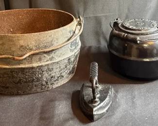 Cast Iron  Kettle  Cauldron  Iron  Rome Stove Works 