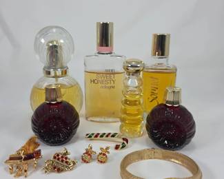 Vintage Avon Cologne, Perfume,  Jewelry