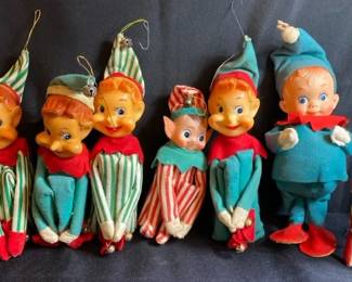 Vintage Christmas Ornaments  Japan  Kneehugger Eleves  More 