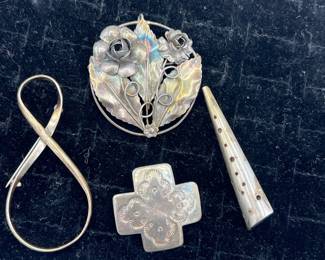Sterling silver Brooches