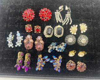 Vintage Rhinestone earrings