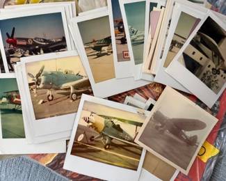 Vintage airshow polaroids. Pictures.