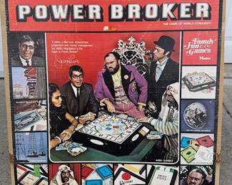 Rare Power Broker board game. Jerry Lee Lewis. In box. 