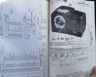 Vintage radio manual. Electronics. Tube diagrams. 