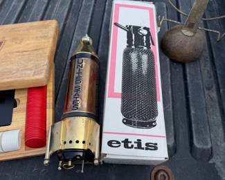 MCM rocket musical decanter and soda water dispenser.