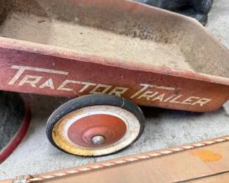 Trailer for pedal tractor. Always find the tractor but not this part.