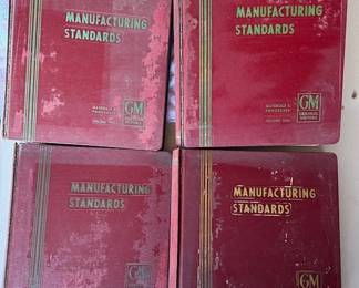 1956 - 1960's General Motors Manufacturing manuals. 
