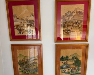 Japanese / Korean rice paper art. 